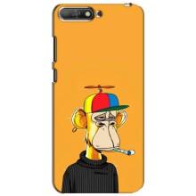 Чехлы с Обезьянами NFT для Huawei Y6 2018 (AlphaPrint) (Скучающая Обезьяна NFT)