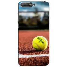 Чехлы с принтом Спортивная тематика для Huawei Y6 2018 – Теннисный корт