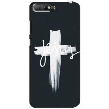 Чехол для Huawei Y6 2018 (AlphaPrint) - (Христианские) (Иисус)