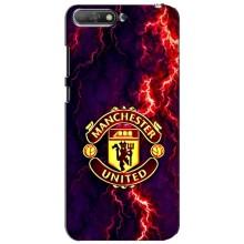 Чехол Манчестер Юнайтед для Хуавей У6 2018 (AlphaPrint) (огненный Манчестер)