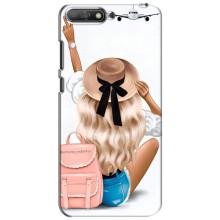 Чехол с печатью для Huawei Y6 2018 - (Мода) (AlphaPrint) (Путешествие)