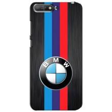 Чехол для Хуавей У6 2018 - с принтом БМВ (AlphaPrint) (Лого BMW)