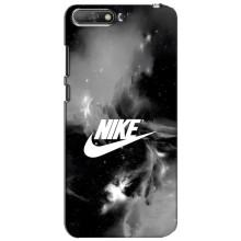 Чехол для Huawei Y6 2018 - с принтом Найк (AlphaPrint) (Лого Найк)