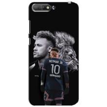 Чехол Неймар для Huawei Y6 2018 (AlphaPrint) (Неймар Лев)