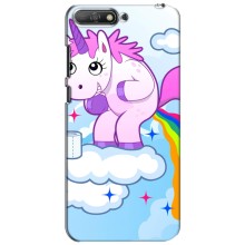 Чохол Unicorn на Huawei Y6 2018 (Веселка Єдиноріга)