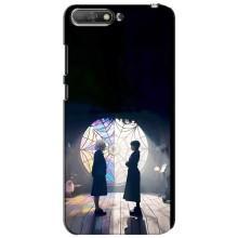 Чехлы Венсдей на Huawei Y6 2018 Уэнсдей (AlphaPrint) (Уэнздей и Инид)