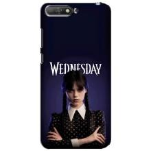 Чехлы Венсдей на Huawei Y6 2018 Уэнсдей (AlphaPrint) (Wednesday)