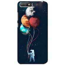 Космические Чехлы для Хуавей У6 2018 (VPrint) (Планеты шарики)