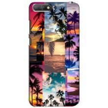 Силиконовый чехол с КАРТИНКАМИ лето для Huawei Y6 2018 (AlphaPrint) (Летний отпуск)