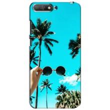 Силиконовый чехол с КАРТИНКАМИ лето для Huawei Y6 2018 (AlphaPrint) (Взгляд лето)