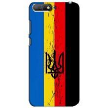 Украинские Чехлы для Huawei Y6 2018 с картинкой УПА (AlphaPrint) (Флаг УПА)