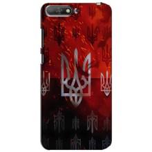 Украинские Чехлы для Huawei Y6 2018 с картинкой УПА (AlphaPrint) (ГЕРБ УПА)