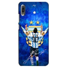 Чохли для Huawei Y6 2019 (Leo чемпіон) (AlphaPrint) (Мессі збірна)