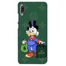 Чехли для Huawei Y6 2019 - Скрудж МакДак Louis Vuitton (PREMIUMPrint) – Богата Утка