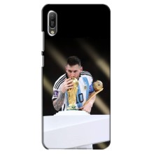 Чехлы Лео Месси Аргентина для Huawei Y6 2019 (Кубок Мира)