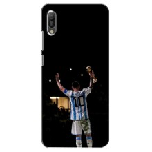 Чехлы Лео Месси Аргентина для Huawei Y6 2019 (Лео Чемпион)