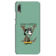 Чехлы Луи Витон для Huawei Y6 2019 (AlphaPrint - LOUIS VUITTON) (Микки Маус LV)