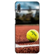 Чехлы с принтом Спортивная тематика для Huawei Y6 2019 – Теннисный корт