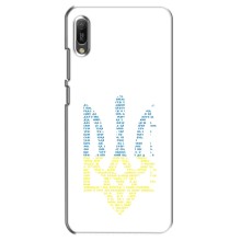 Чохли для Huawei Y6 2019 Укр. Символіка (AlphaPrint) (Герб з букв)