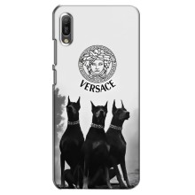 Чехлы VERSACE для Хуавей Y6 2019 (PREMIUMPrint) (Доберман Версаче)