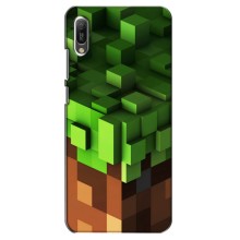 Чехол Майнкрафт на Huawei Y6 2019 (AlphaPrint) Minecraft (текстура Майнкрафт)