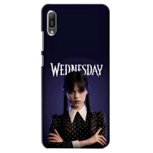 Чехлы Венсдей на Huawei Y6 2019 Уэнсдей (AlphaPrint) (Wednesday)