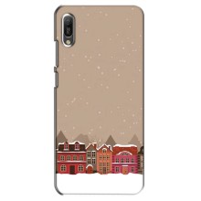 Новорічні, Святкові Чохли для Huawei Y6 2019 - 2024 год (Зимове місто)