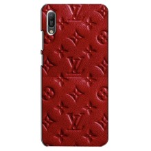 Текстурный Чехол Louis Vuitton для Хуавей У6 (2019) (Красный ЛВ)