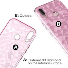 Чехол-бампер AirCAse Transparent Diamond для Huawei Y6 2019/ Y6 Prime 2019 – Розовый