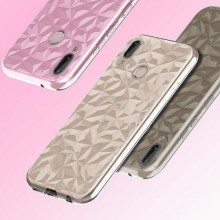 Чехол-бампер AirCAse Transparent Diamond для Huawei Y6 2019/ Y6 Prime 2019 – Серый