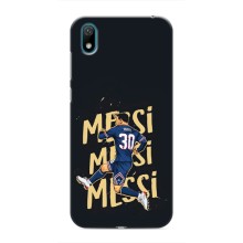 Чехлы для Huawei Y6 Pro (2019)/ Y6 Prime 2019 (Leo чемпион) (AlphaPrint) (Messi ПСЖ)