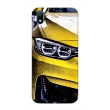 Чохли з Машинами на Huawei Y6 Pro (2019)/ Y6 Prime 2019 (VPrint) (Жовта машина)