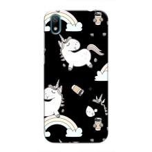 Чехол Unicorn на Huawei Y6 Pro (2019)/ Y6 Prime 2019 (Единорог с кофе)