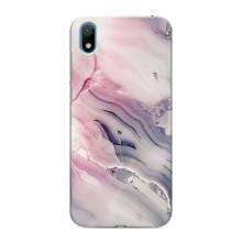 Мраморный чехол на Huawei Y6 Pro (2019)/ Y6 Prime 2019 (VPrint) (Пурпурный Мрамор)