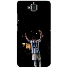 Чехлы Лео Месси Аргентина для Huawei Y6 Pro (Лео Чемпион)