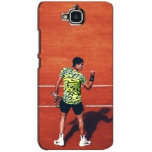 Чехлы с принтом Спортивная тематика для Huawei Y6 Pro – Алькарас Теннисист