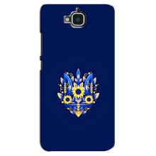 Чохли для Huawei Y6 Pro Укр. Символіка (AlphaPrint) (Квітковий Герб)