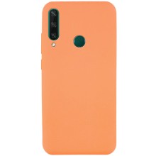 Чехол Silicone Cover Full without Logo (A) для Huawei Y6p – Оранжевый