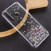 TPU чехол Star Glitter для Huawei Y6p – Прозрачный