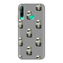Бампер з принтом Меми для Huawei Y6p – Кам'яна особа