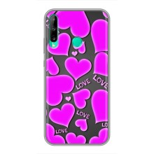 Чехлы для любимой на Хуавей Y6п (VPrint) (Pink hearts)