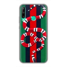 Чохли  GUCCI для Хуавей Y6п (AlphaPrint) (Gucci змія)