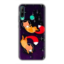 Чехлы с картинкой Лисички для Huawei Y6p (VPrint) (Лисички космонавты)