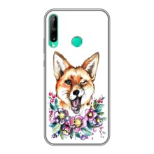 Чехлы с картинкой Лисички для Huawei Y6p (VPrint) (Веселая лисичка)