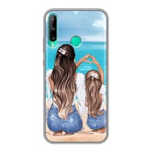 Чохол з друком для Huawei Y6p - (Мама з дитинкою) (AlphaPrint) (Мама з донькою)
