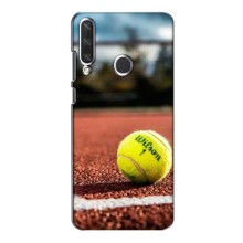 Чехлы с принтом Спортивная тематика для Huawei Y6p (Теннисный корт)