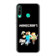 Чехол Майнкрафт на Huawei Y6p (AlphaPrint) Minecraft (герои Minecraft)