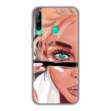 Чехол с печатью для Huawei Y6p - (Мода) (AlphaPrint) (Макияж)
