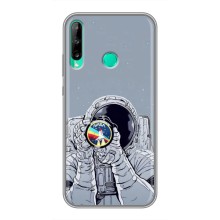 Чехол NASA для Huawei Y6p (AlphaPrint) (Космонавт фото)