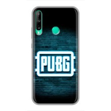 Чехол PUBG для Хуавей Y6п (AlphaPrint) (Лого PUBG)